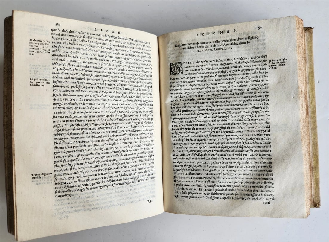 1591 LETTERE DELL'ILL. SIGNOR DON ANTONIO di GUEVARA antique 16th CENTURY - 7