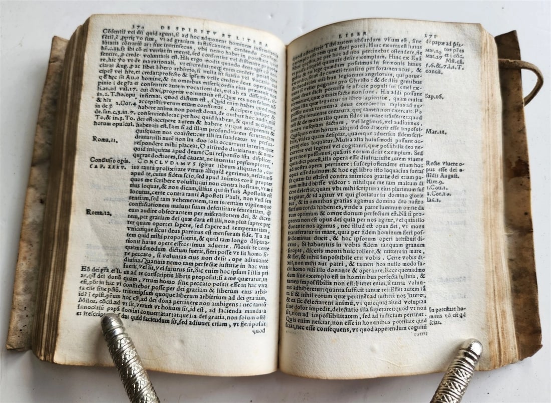 1547 D. AURELII AUGUSTINI ECCLESIAE DOCTORIE EXIMII OPUSCOLORUM antique VELLUM - 10
