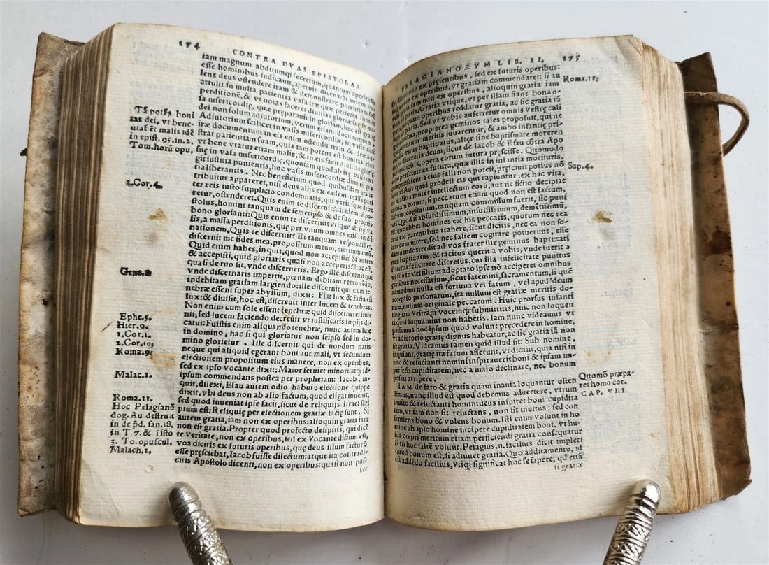 1547 D. AURELII AUGUSTINI ECCLESIAE DOCTORIE EXIMII OPUSCOLORUM antique VELLUM - 11