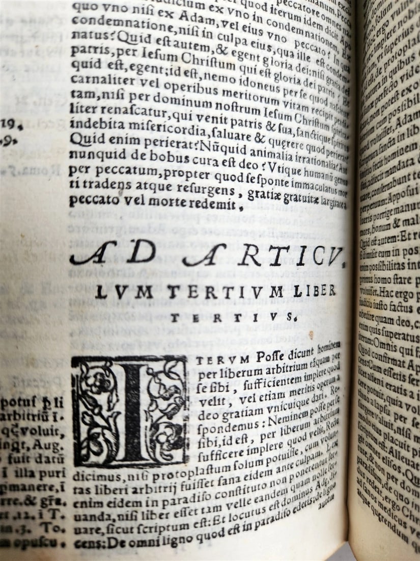 1547 D. AURELII AUGUSTINI ECCLESIAE DOCTORIE EXIMII OPUSCOLORUM antique VELLUM - 14