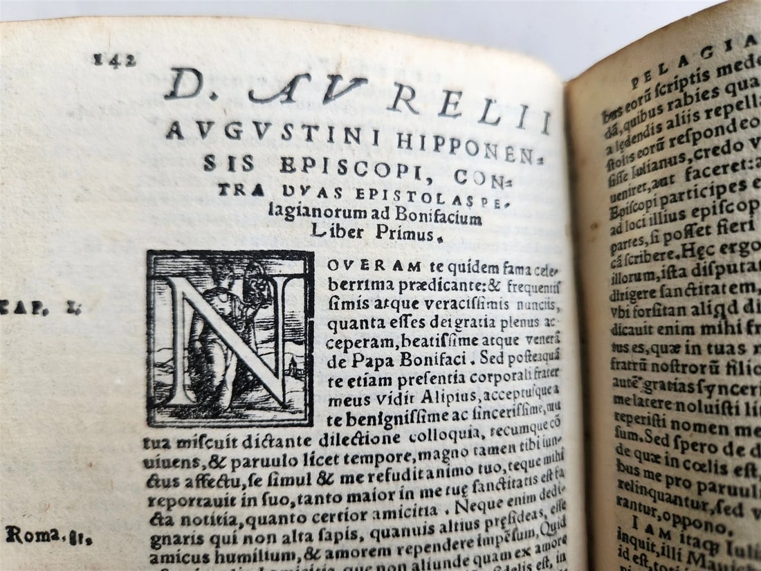 1547 D. AURELII AUGUSTINI ECCLESIAE DOCTORIE EXIMII OPUSCOLORUM antique VELLUM - 15