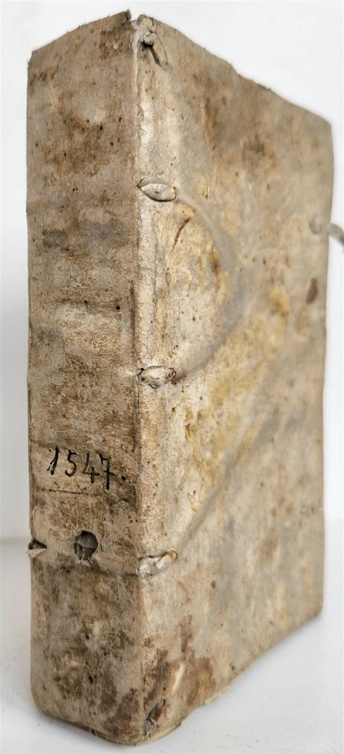 1547 D. AURELII AUGUSTINI ECCLESIAE DOCTORIE EXIMII OPUSCOLORUM antique VELLUM - 2