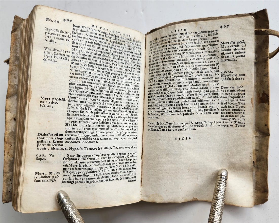 1547 D. AURELII AUGUSTINI ECCLESIAE DOCTORIE EXIMII OPUSCOLORUM antique VELLUM - 9