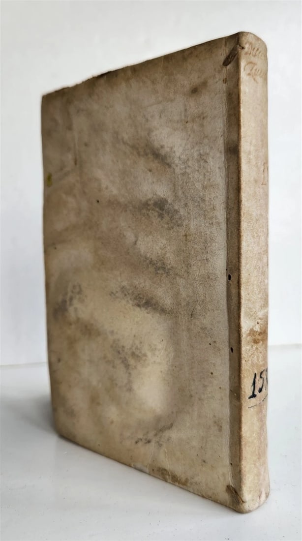 1575 I DISCORSI di M. GREGORIO ZU'COLLO NOBIL FAVENT antique VELLUM 16th century - 2