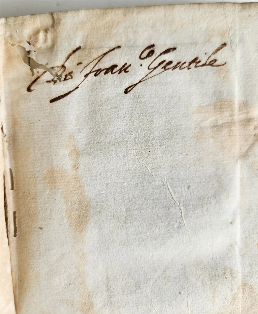 1575 I DISCORSI di M. GREGORIO ZU'COLLO NOBIL FAVENT antique VELLUM 16th century - 4