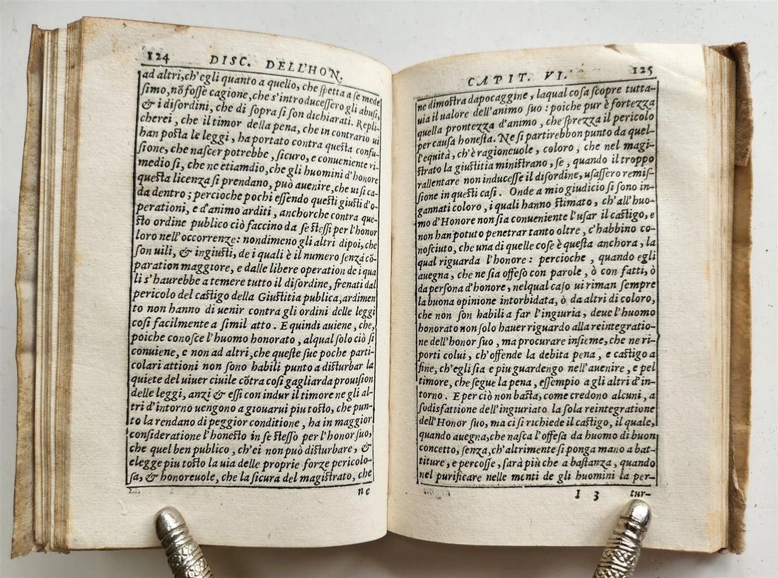 1575 I DISCORSI di M. GREGORIO ZU'COLLO NOBIL FAVENT antique VELLUM 16th century - 7