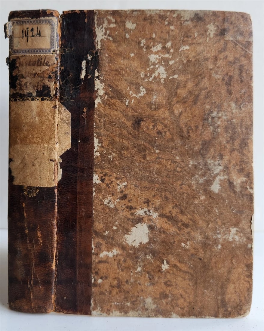 1551 ARISTOTLE antique VELLUM BOUND RETTORICA et POETICA D'ARISTOTILE 16th CENT. - 3