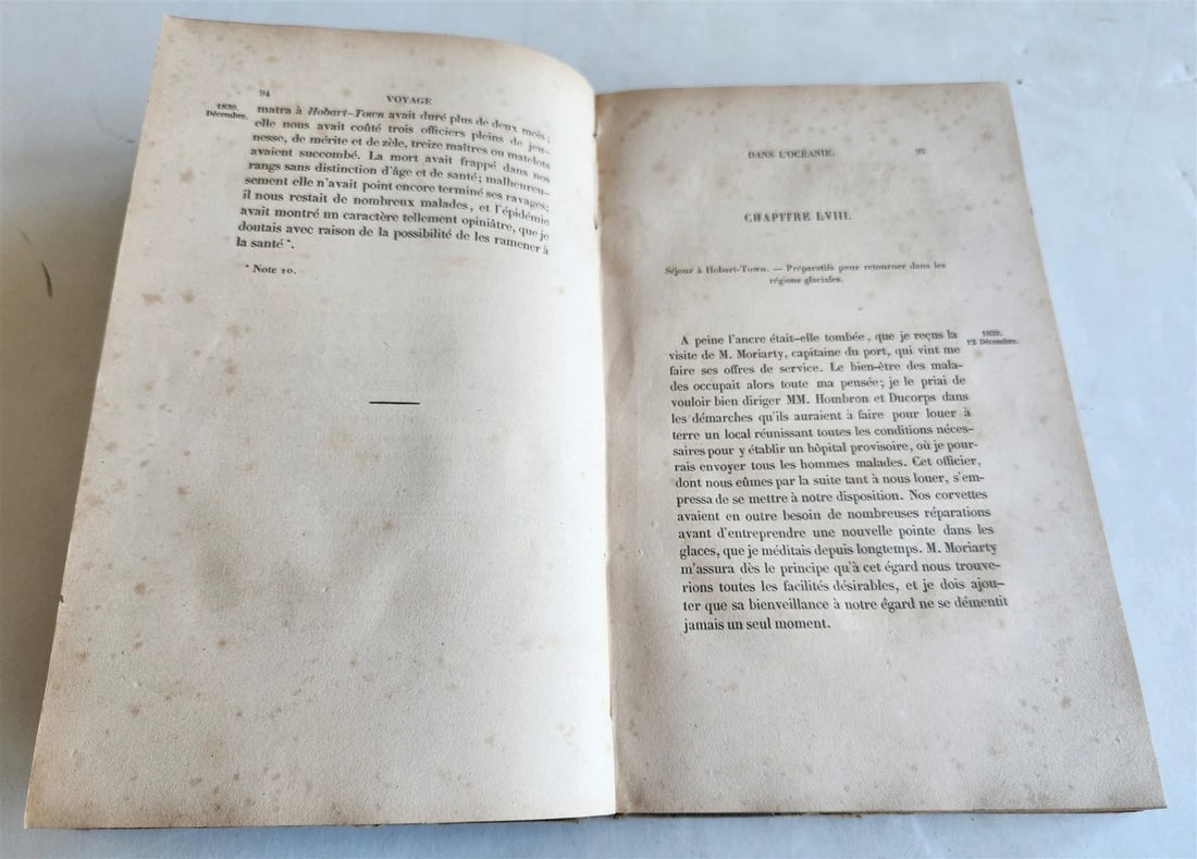 1840s VOYAGE AU POLE SUD et dans L'OCEANIE antique Vol. VIII NORTH POLE OCEANIA - 5