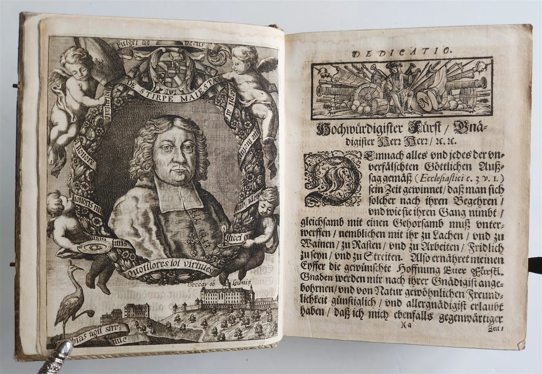 1697 BELAGERUNG DER MERZLICHEN HAUPT-STADT in ENGELLAND antique PIGSKIN - 2