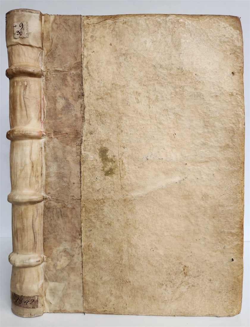 1582 LAW BOOK by Simon de Praetis Patricii, of Pisa antique VELLUM BOUND FOLIO - 2