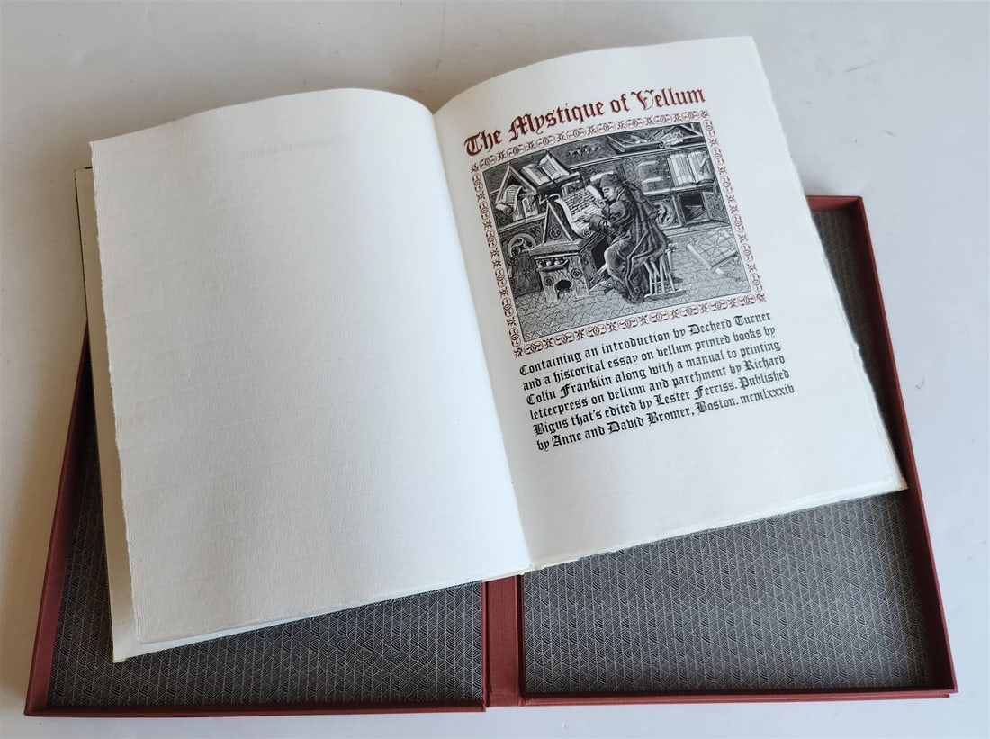 1984 Mystique of Vellum LIMITED EDITION NUMBERED COPY (1 of 9)