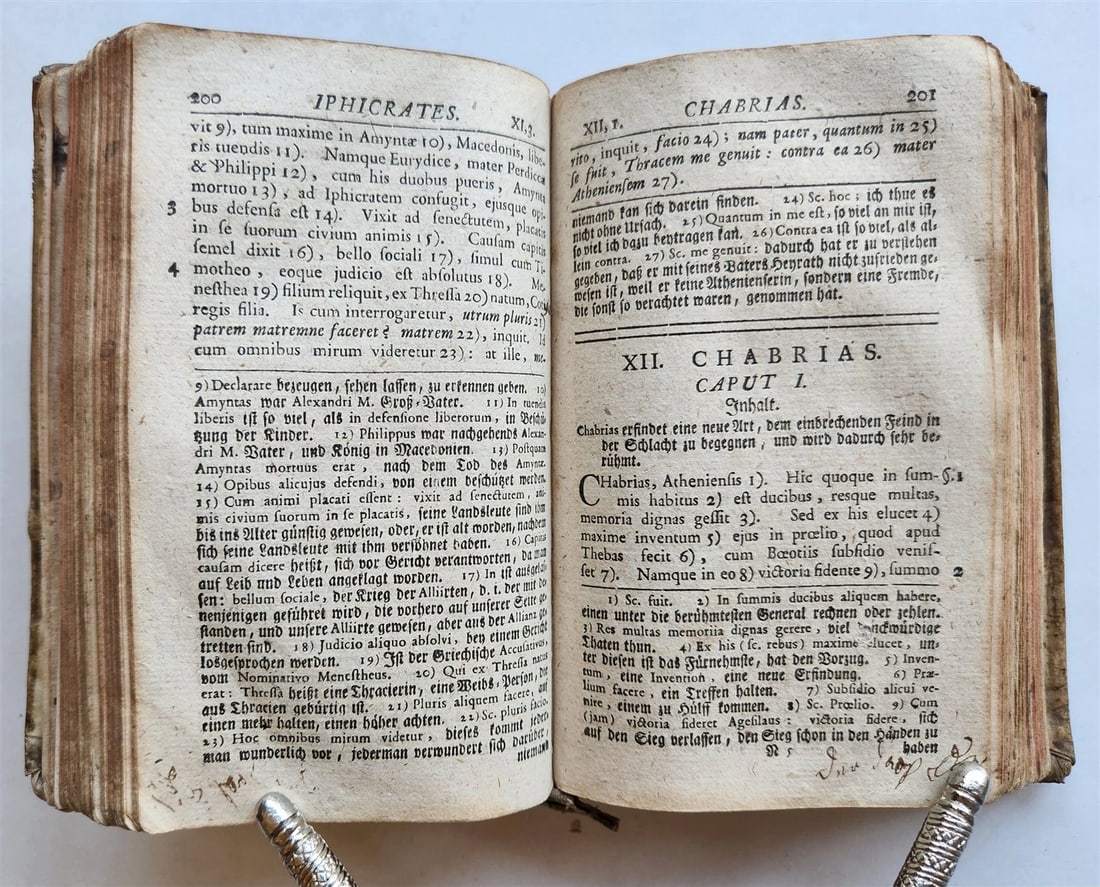 1751 De vita excellentium imperatorum by C. NEPOS antique ILLUSTRATED w/ MAPS - 13