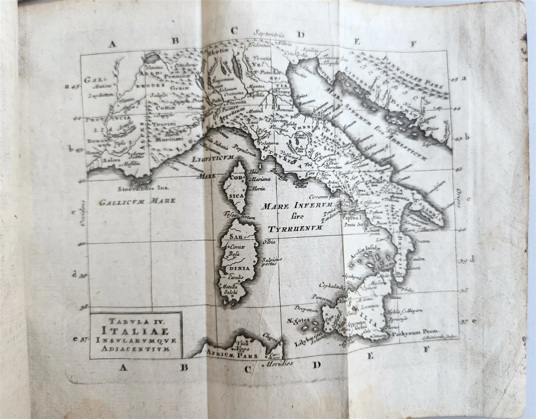 1751 De vita excellentium imperatorum by C. NEPOS antique ILLUSTRATED w/ MAPS - 9
