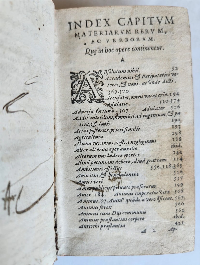 1587 CICERO Demosthenis Isocratis ac aliorum veterum oratorum antique VELLUM - 4