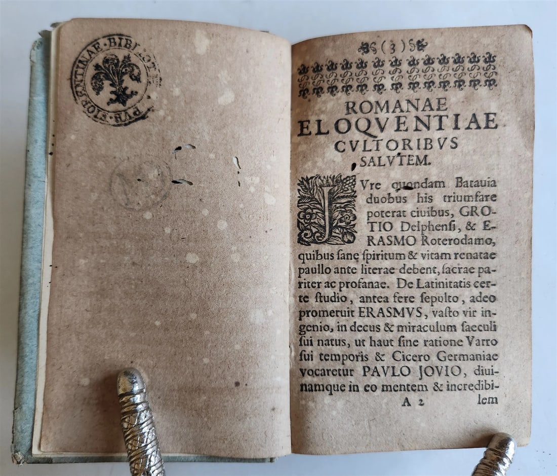 1715 ERASMUS Verborum ac rerum copia libri II antique - 3