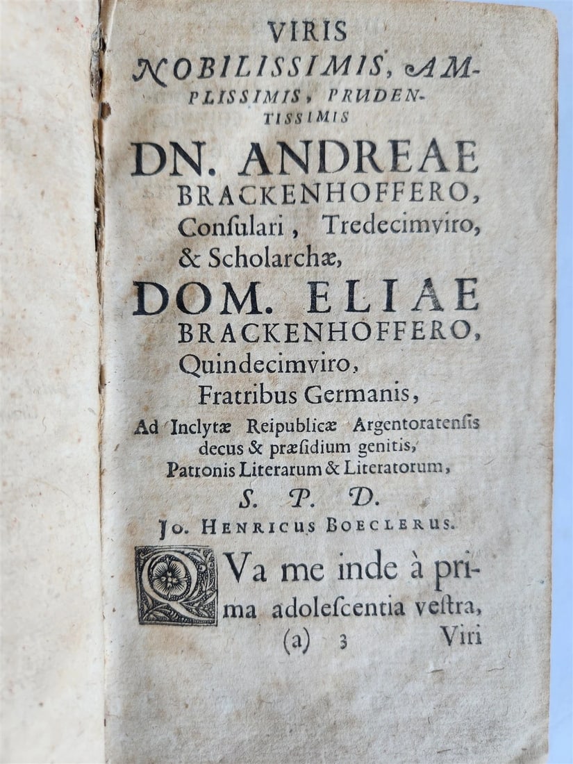 1694 HISTORY Herodiani historiarum by Baltasare Scheidio antique - 6