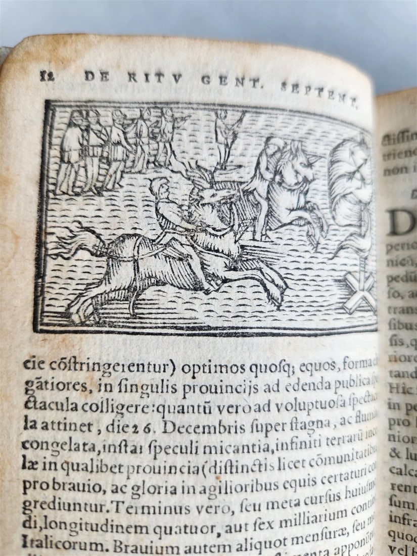 1557 DESCRIPTION of NORTHERN PEOPLE by O. MAGNUS antique ILLUSTRATED SCANDINAVIA - 10