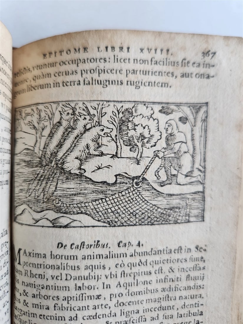 1557 DESCRIPTION of NORTHERN PEOPLE by O. MAGNUS antique ILLUSTRATED SCANDINAVIA - 16