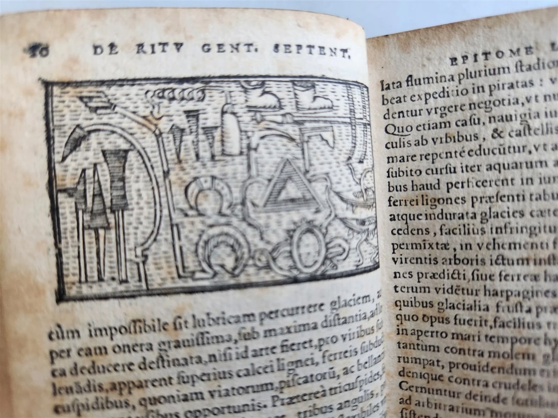 1557 DESCRIPTION of NORTHERN PEOPLE by O. MAGNUS antique ILLUSTRATED SCANDINAVIA - 8