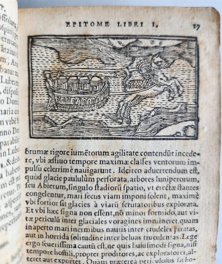 1557 DESCRIPTION of NORTHERN PEOPLE by O. MAGNUS antique ILLUSTRATED SCANDINAVIA - 9