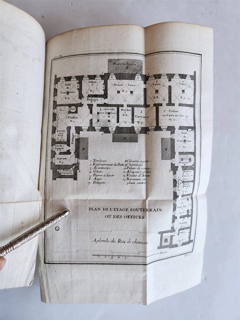 1759 ARCHITECTURE FULLY ILLUSTRATED by d'AVILER antique VIGNOLA MICHELANGELO - 18