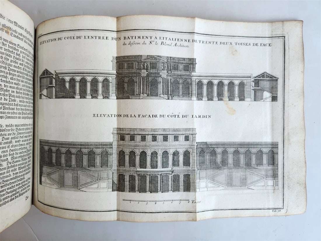 1759 ARCHITECTURE FULLY ILLUSTRATED by d'AVILER antique VIGNOLA MICHELANGELO - 20