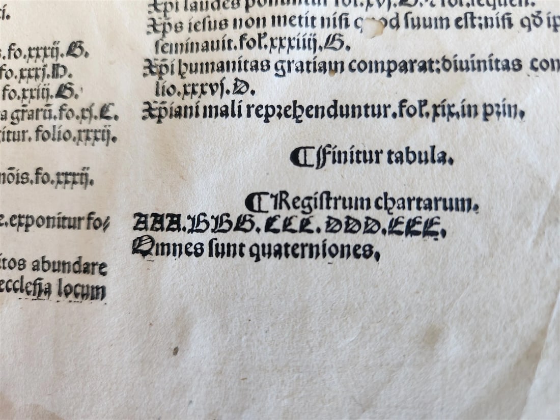 1515 POST-INCUNABULA SERMONS by Bernardus Clarevallensis antique 16th CENTURY - 5