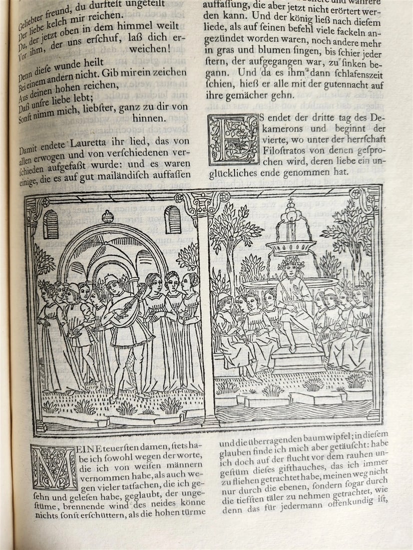1912 DECAMERON in GERMAN by BOCCACCHIO antique LTD EDITION ILLUSTRATED FOLIO - 10