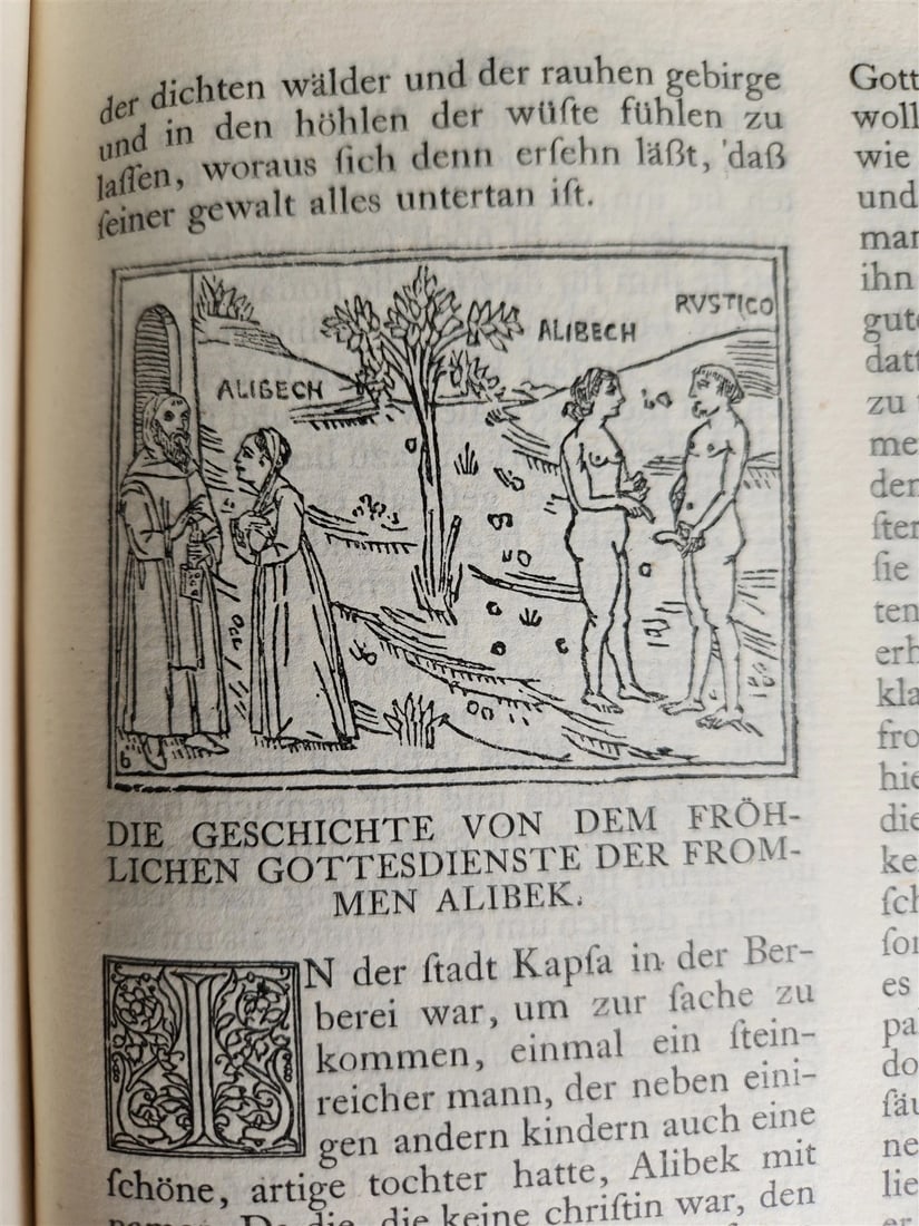 1912 DECAMERON in GERMAN by BOCCACCHIO antique LTD EDITION ILLUSTRATED FOLIO - 11