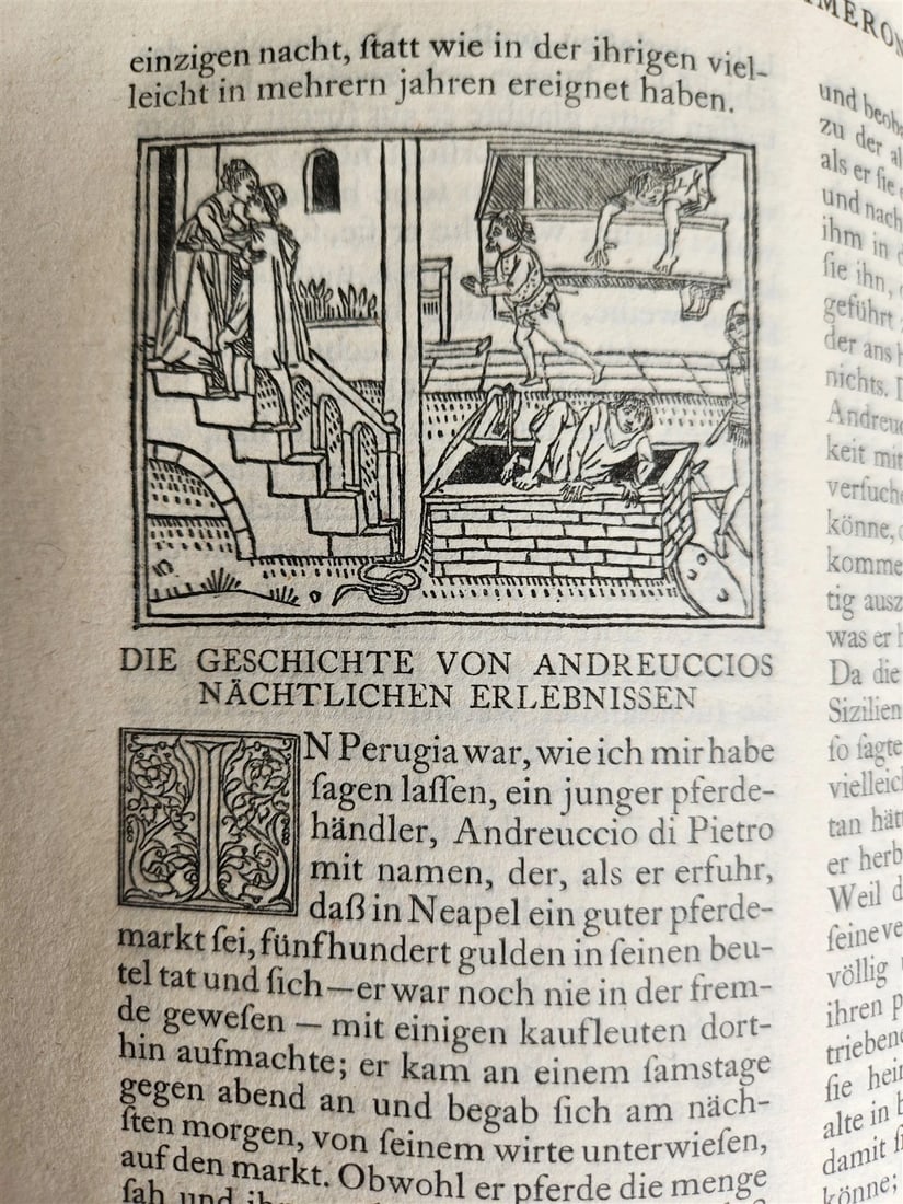 1912 DECAMERON in GERMAN by BOCCACCHIO antique LTD EDITION ILLUSTRATED FOLIO - 14