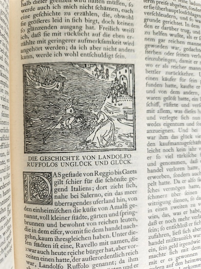 1912 DECAMERON in GERMAN by BOCCACCHIO antique LTD EDITION ILLUSTRATED FOLIO - 15