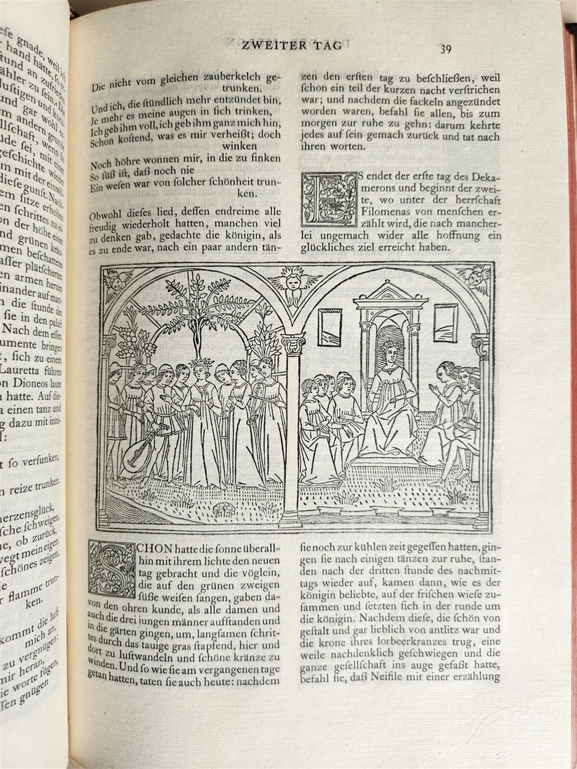 1912 DECAMERON in GERMAN by BOCCACCHIO antique LTD EDITION ILLUSTRATED FOLIO - 16