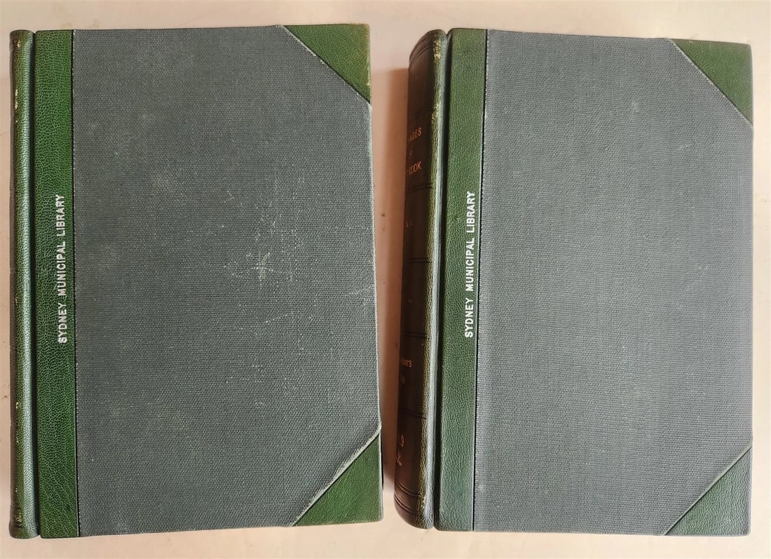 1842 VOYAGES of CAPTAIN COOK ILLUSTRATED 2 VOLUMES antique in ENGLISH - 3