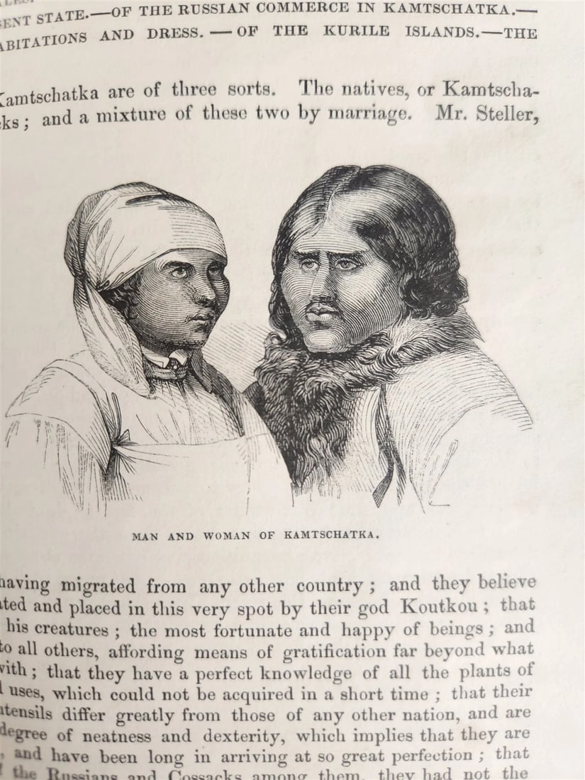 1842 VOYAGES of CAPTAIN COOK ILLUSTRATED 2 VOLUMES antique in ENGLISH - 9