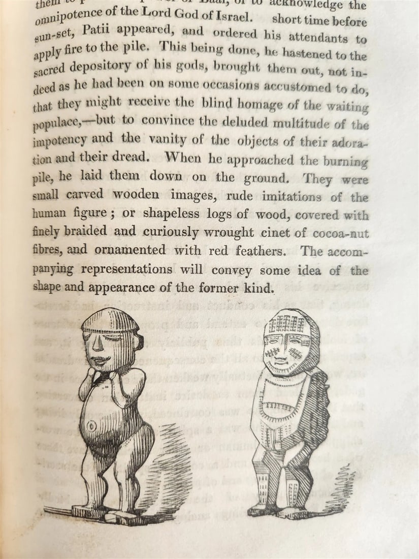 1829 POLYNESIA ILLUSTRATED 2 VOLS antique History Mythology Traditions Manners - 6