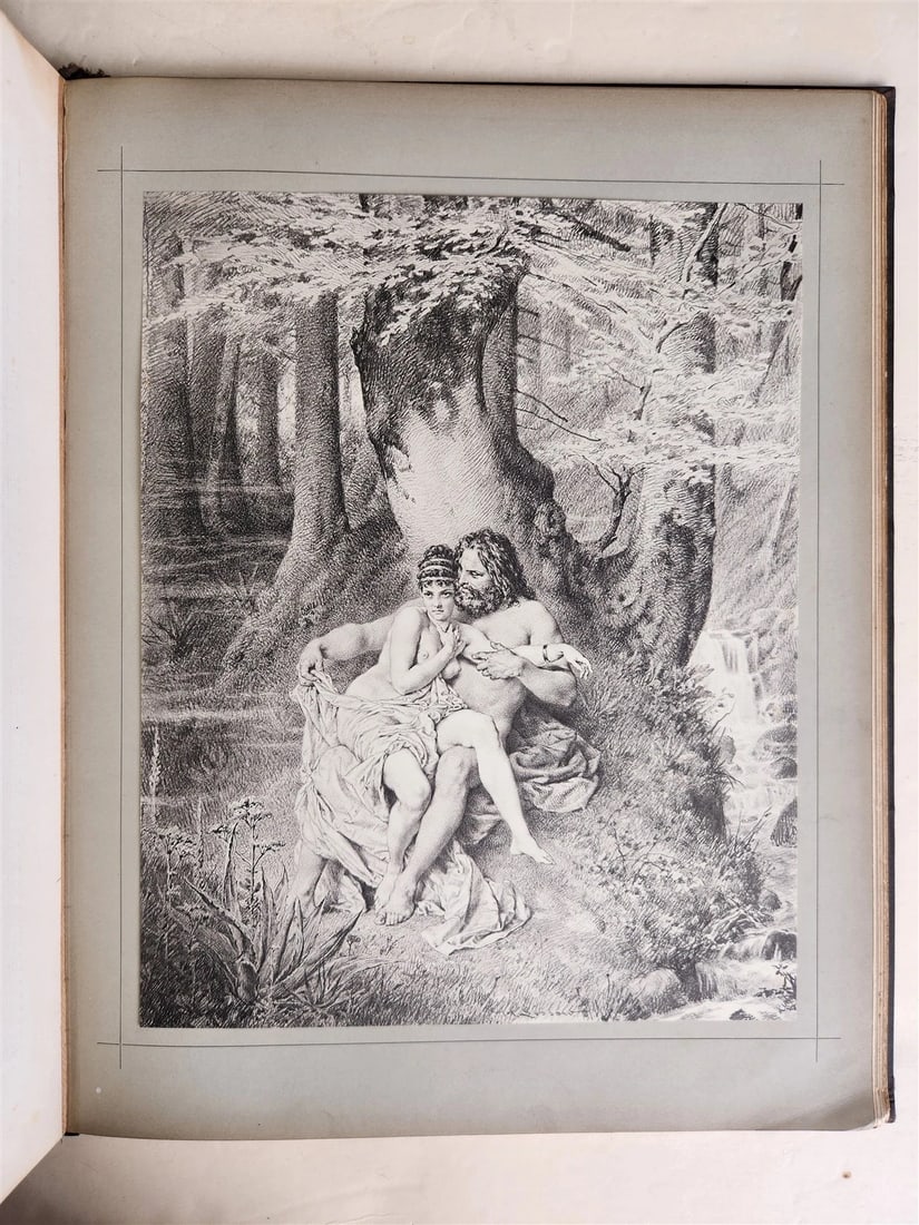 1880s OVID'S METAMORPHOSES ILLUSTRATED antique EROTICA LARGE FOLIO - 10