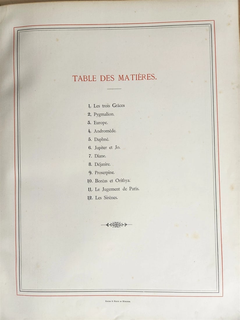 1880s OVID'S METAMORPHOSES ILLUSTRATED antique EROTICA LARGE FOLIO - 13