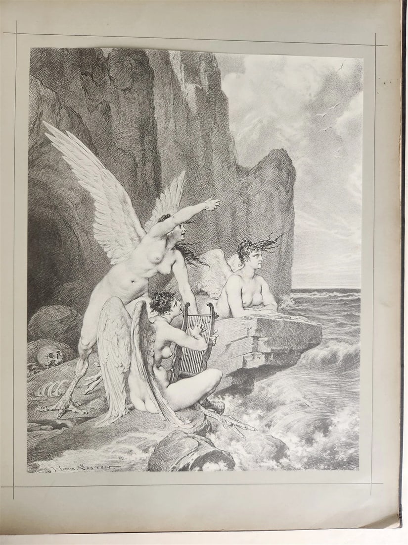 1880s OVID'S METAMORPHOSES ILLUSTRATED antique EROTICA LARGE FOLIO (1 of 15)