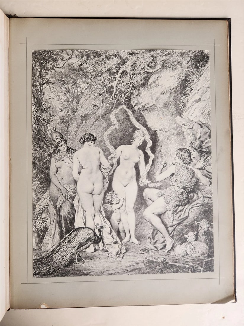 1880s OVID'S METAMORPHOSES ILLUSTRATED antique EROTICA LARGE FOLIO - 5