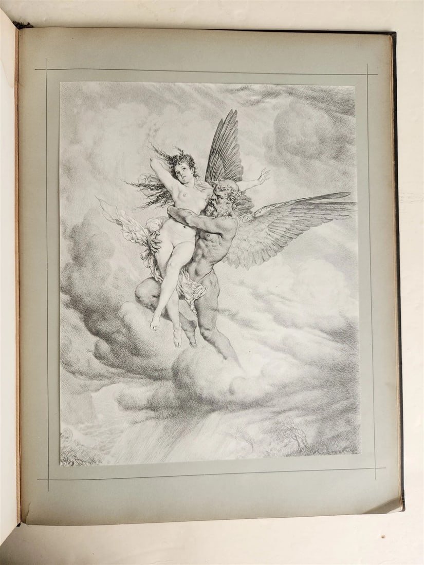 1880s OVID'S METAMORPHOSES ILLUSTRATED antique EROTICA LARGE FOLIO - 6