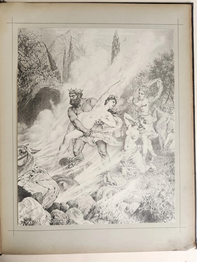 1880s OVID'S METAMORPHOSES ILLUSTRATED antique EROTICA LARGE FOLIO - 7