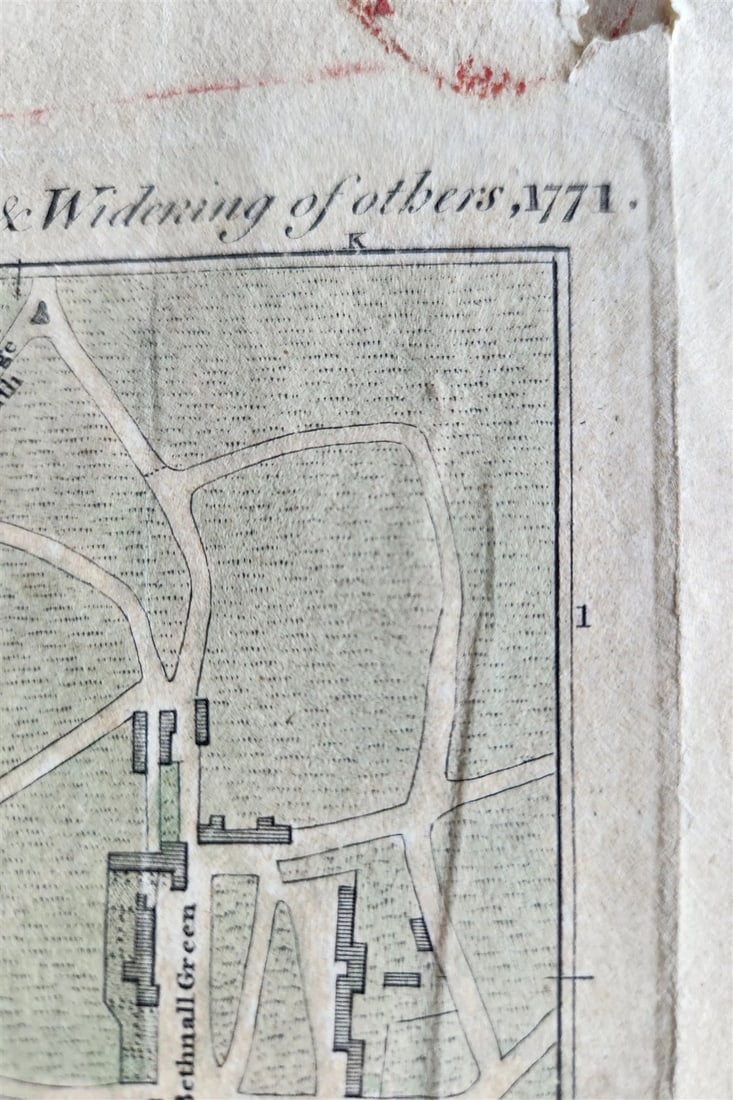 1790s PLAN OF LONDON WESTMINSTER & SOUTHWARK antique - 6