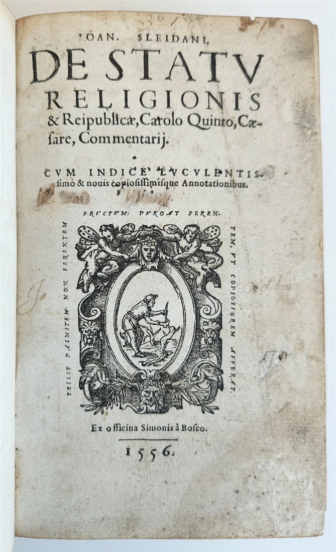 1556 SLEIDAN Commentaries State Of Religion & Republic under Charles V ANTIQUE: Title: 1556 SLEIDAN Commentaries State Of Religion & Republic under Charles V ANTIQUE Description: SLEIDANUS, (Johannes). [Commentaries On the State Of Religion and the Republic under Charles V, Holy