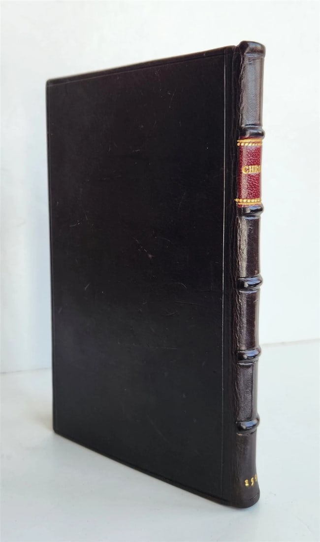 1595 HISTORICAL CHRONICLE by David Chytraeus ANTIQUE 16TH century - 2