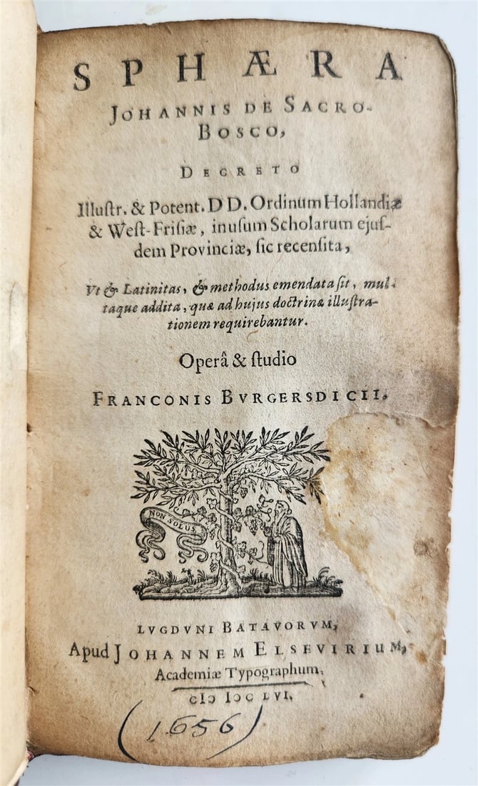 1656 SPHAERA by IOHANNES SACROBOSCO antique ILLUSTRATED astronomy (1 of 20)