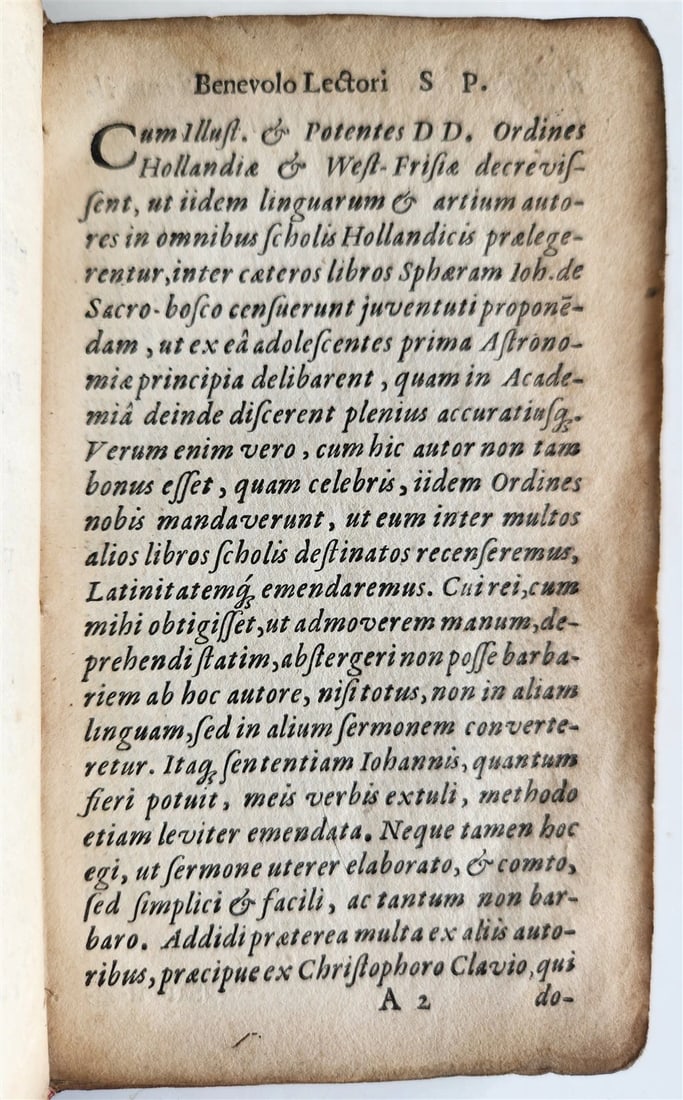1656 SPHAERA by IOHANNES SACROBOSCO antique ILLUSTRATED astronomy - 4