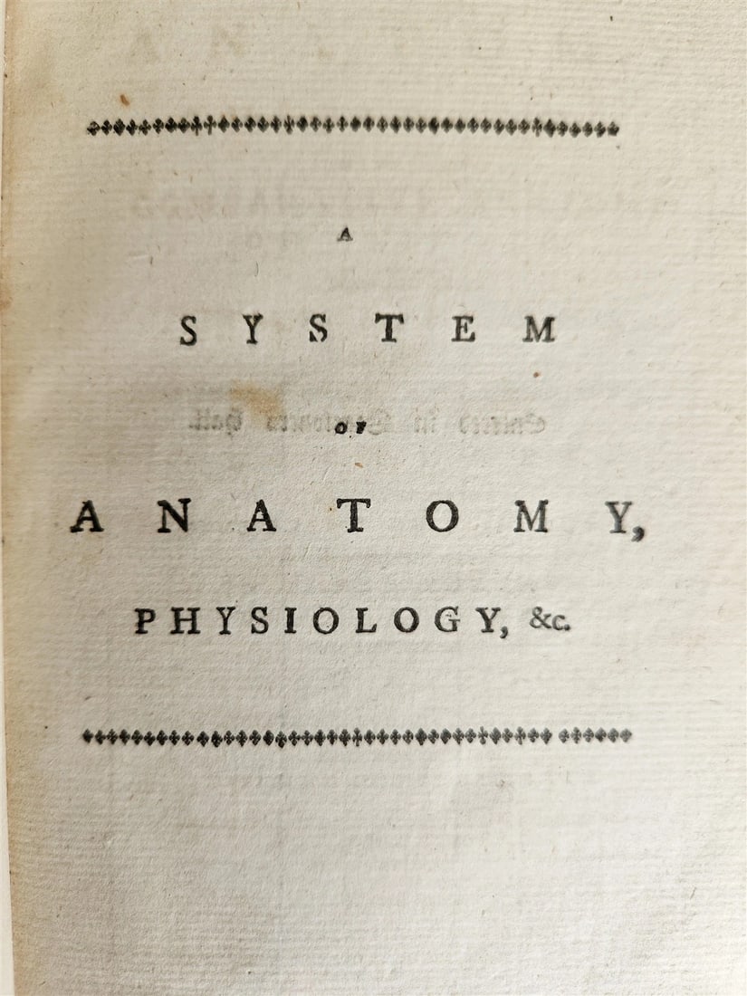 1791 System of Anatomy & Physiology ANTIQUE 3 vols. ILLUSTRATED - 18