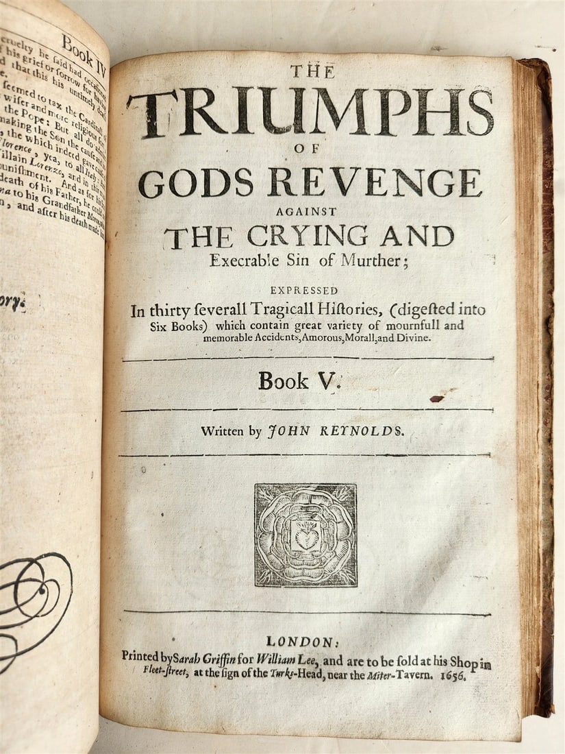 1657 Triumphs of Gods Revenge Against Crying by REYNOLDS ANTIQUE ILLUSTRATED - 10