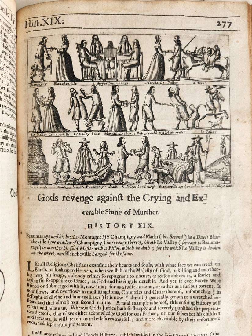 1657 Triumphs of Gods Revenge Against Crying by REYNOLDS ANTIQUE ILLUSTRATED - 11