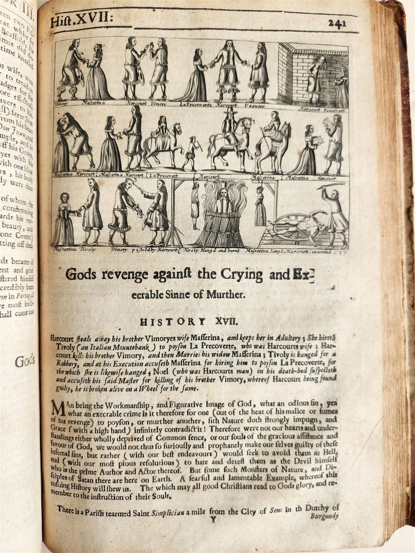 1657 Triumphs of Gods Revenge Against Crying by REYNOLDS ANTIQUE ILLUSTRATED - 13